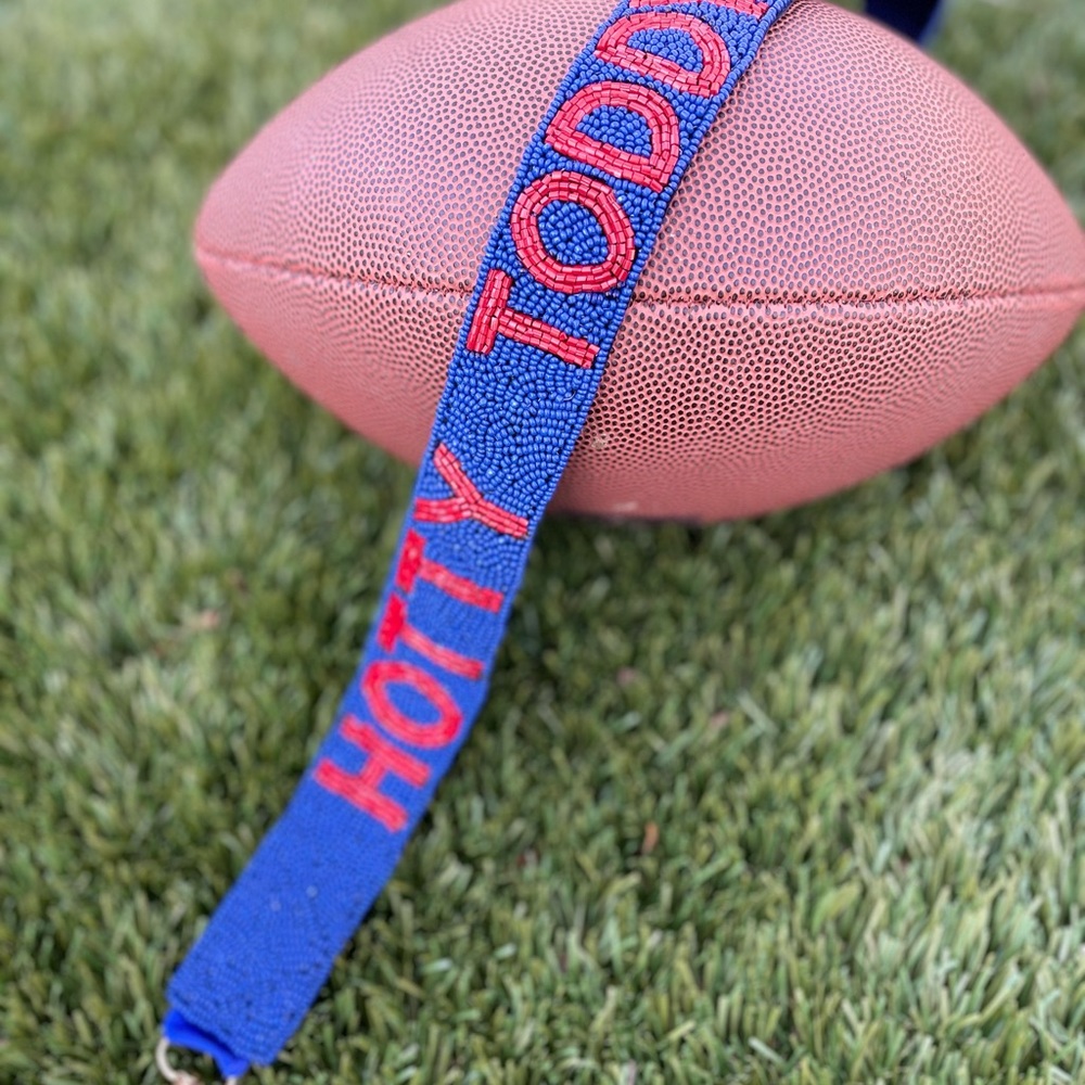 Hotty Toddy Hand Beaded Purse Strap